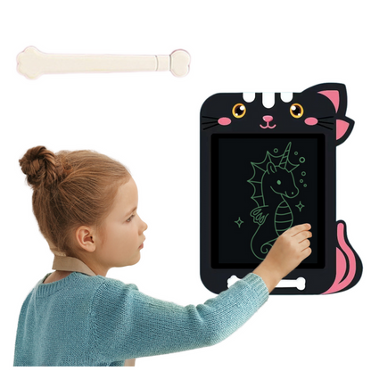 Quadro LCD Gato Preto