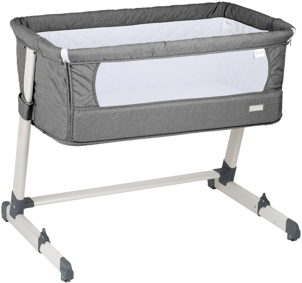 Berço Co-Sleep babyGO Together Grey