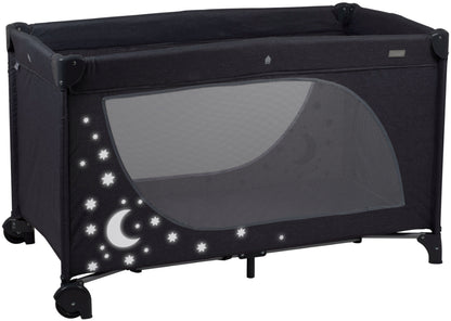 Cama De Viagem babyGO Sleeper Moonstars Grey Melange