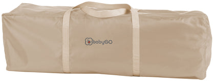 Cama De Viagem babyGO Sleeper Moonstars Beige Melange