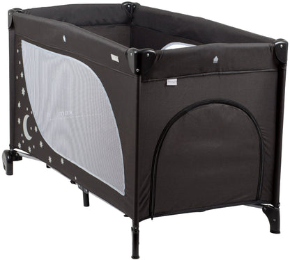 Cama De Viagem babyGO Sleeper Moonstars Black Melange