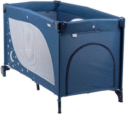 Cama De Viagem babyGO Sleeper Moonstars Navy Melange