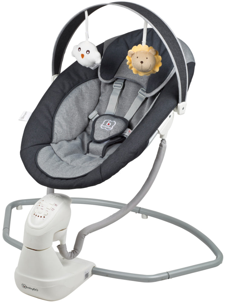 Espreguiçadeira babyGO Cuddly Antracite