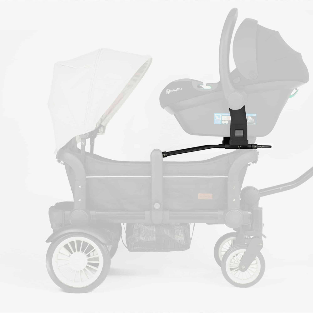 Adaptador para Sistema de Transporte babyGO Cozy Rider Preto