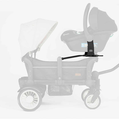 Adaptador para Sistema de Transporte babyGO Cozy Rider Preto