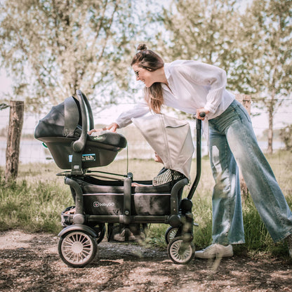 Adaptador para Sistema de Transporte babyGO Cozy Rider Preto