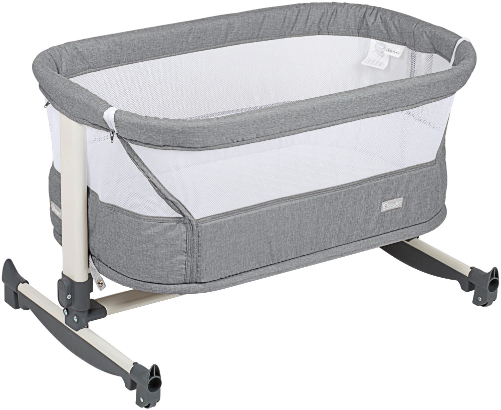 Berço Co-Sleep babyGO Vivaldi Grey