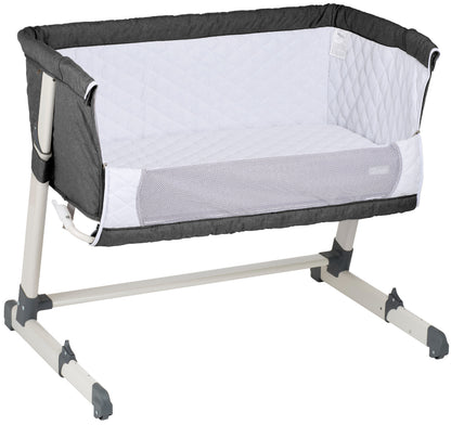 Berço Co-Sleep babyGO Together Dark Grey