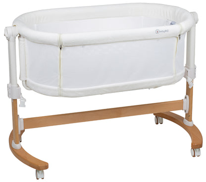 Berço Co-Sleep babyGO Amila Creme