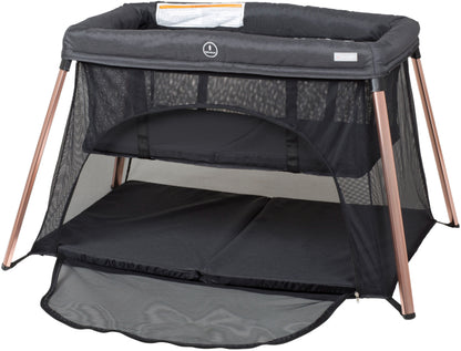 Cama De Viagem 2 In 1 babyGO Dreams II Gold Black