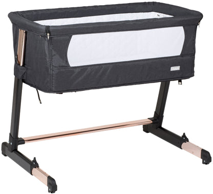 Berço Co-Sleep babyGO Together Gold Black
