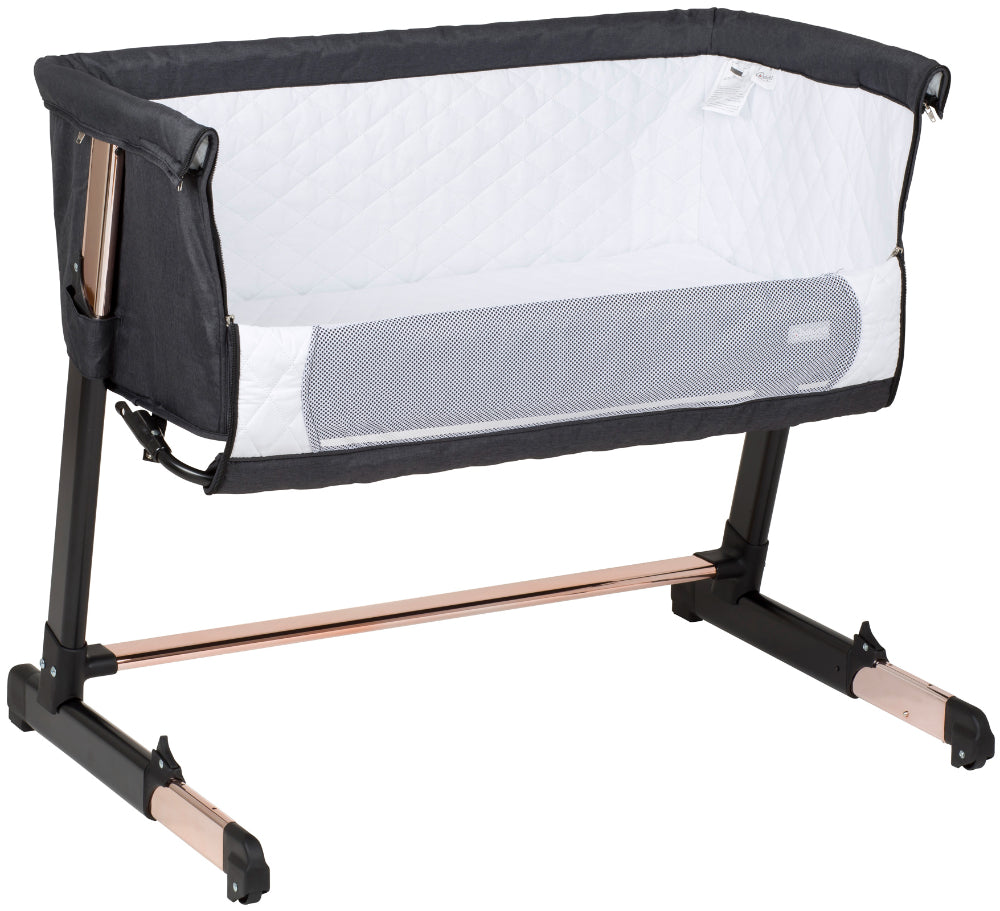 Berço Co-Sleep babyGO Together Gold Black