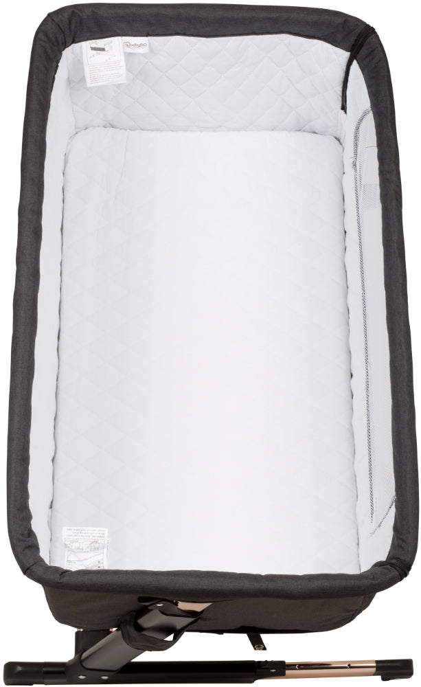 Berço Co-Sleep babyGO Together Gold Black