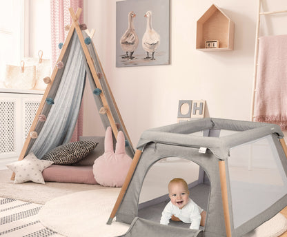 Cama De Viagem babyGO Groovy Grey