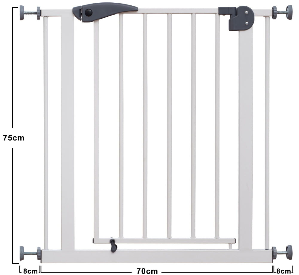 Barreira De Segurança babyGO Safety Gate White