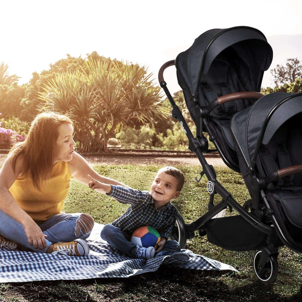 Carrinho De Gémeos 2 In 1 babyGO Twinner 
Grey Melange