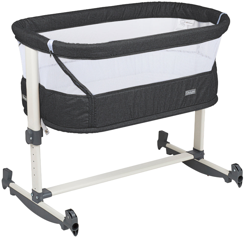 Berço Co-Sleep babyGO Vivaldi Dark Grey