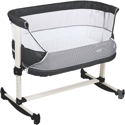 Berço Co-Sleep babyGO Vivaldi Dark Grey