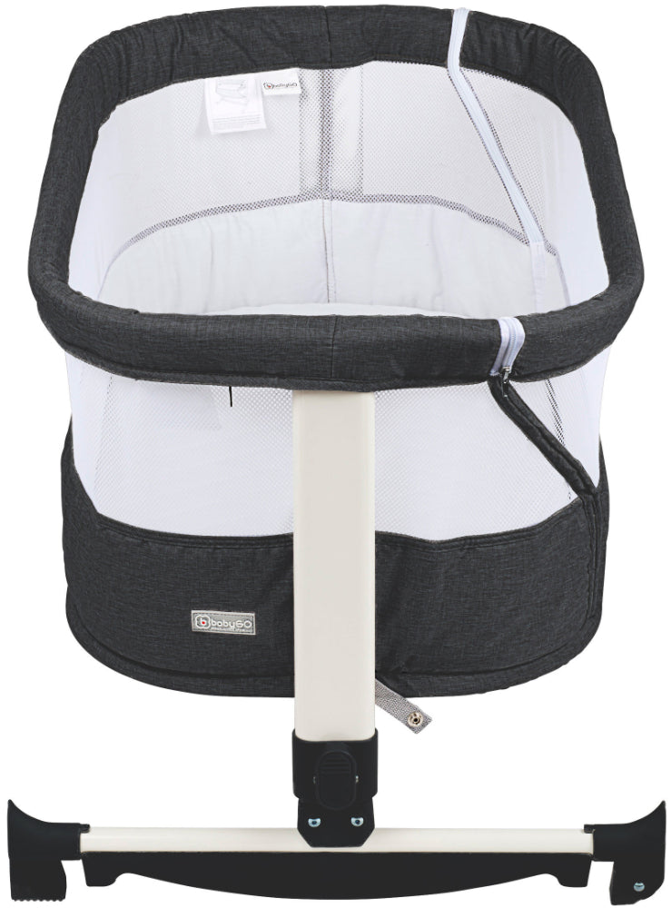 Berço Co-Sleep babyGO Vivaldi Dark Grey