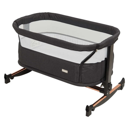 Berço Co-Sleep babyGO Vivaldi Black - Gold