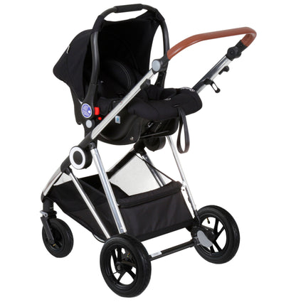 Carrinho De Bebé 3 In 1 babyGO Halime Air Anthracite (Silver Chassi)