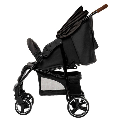 Carrinho De Passeio babyGO Basket Dark Grey Melange