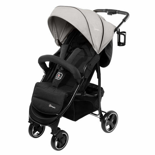 Carrinho De Passeio babyGO Basket Grey Melange