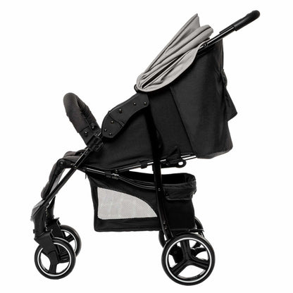 Carrinho De Passeio babyGO Basket Grey Melange
