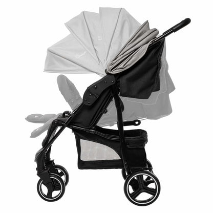 Carrinho De Passeio babyGO Basket Grey Melange