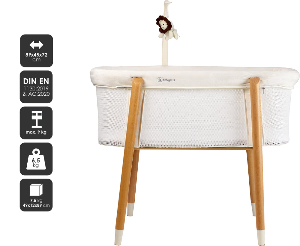 Berço babyGO Sleep Good Mesh