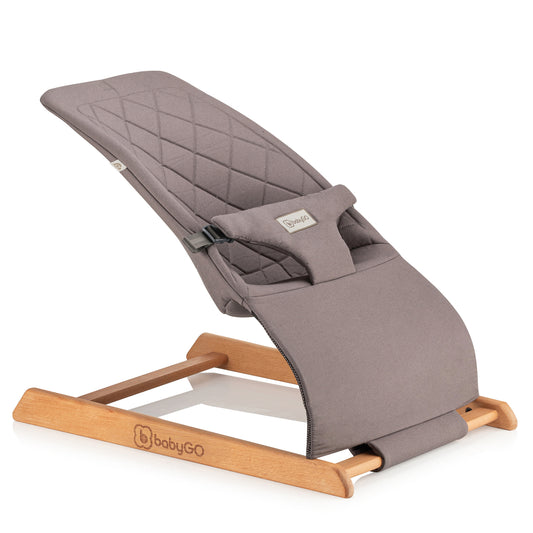 Espreguiçadeira babyGO Skippy Grey