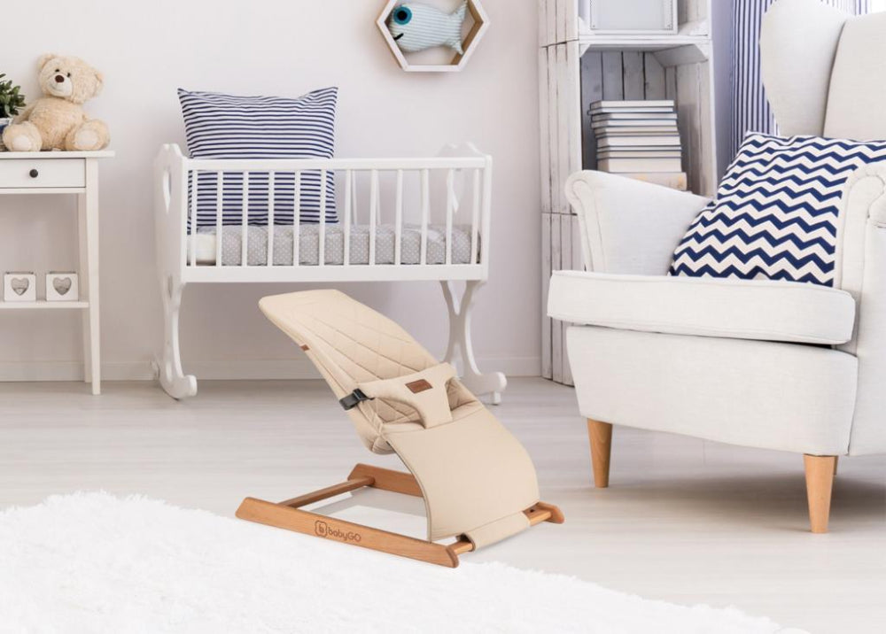 Espreguiçadeira babyGO Skippy Beige