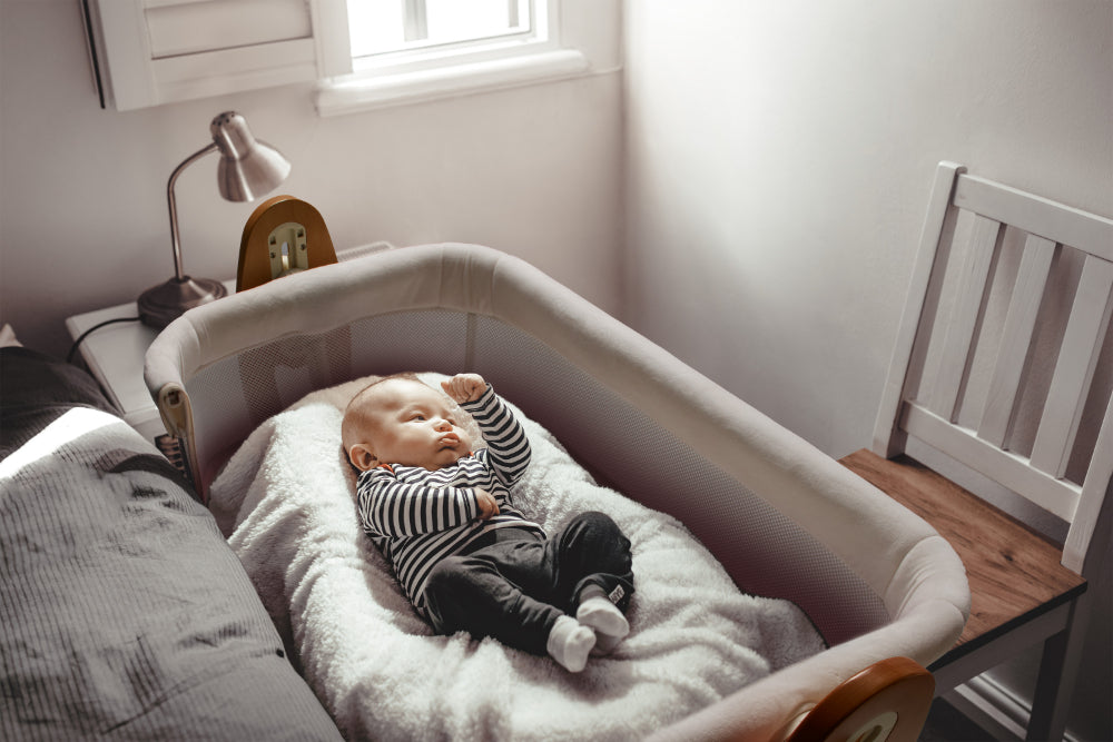 Berço Co-Sleep babyGO Sidebyside Creme