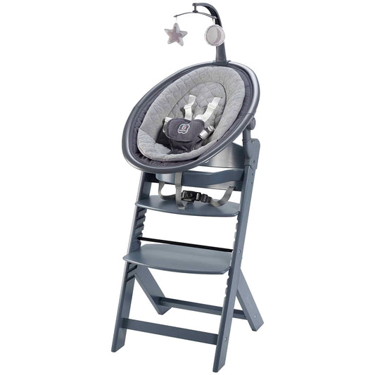 Espreguiçadeira babyGO Newborn Family-Set Grey/ Grey
