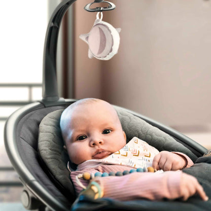 Espreguiçadeira babyGO Newborn Family-Set Grey/ Grey