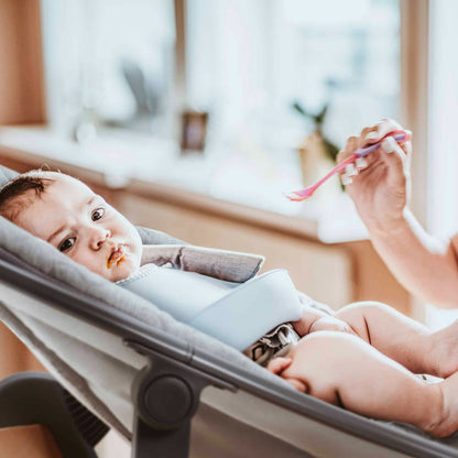 Espreguiçadeira babyGO Newborn Family-Set Grey/ White