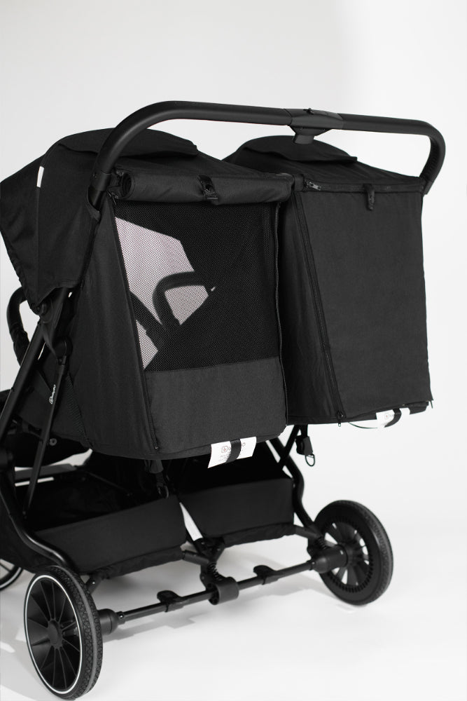 Carrinho De Passeio Para Gémeos babyGO Go Twice Grey