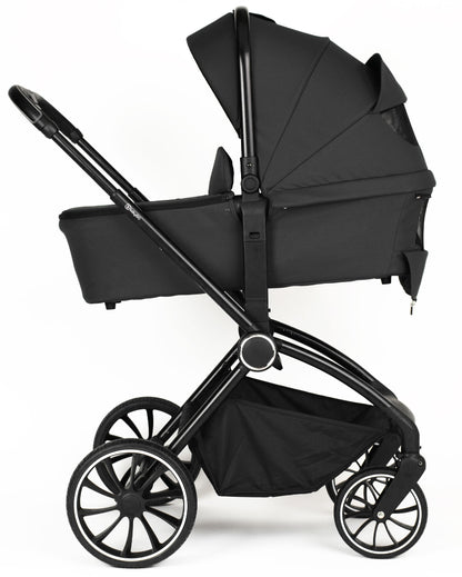 Carrinho De Bebé Com Alcofa 2 In 1 babyGO Harmony Black