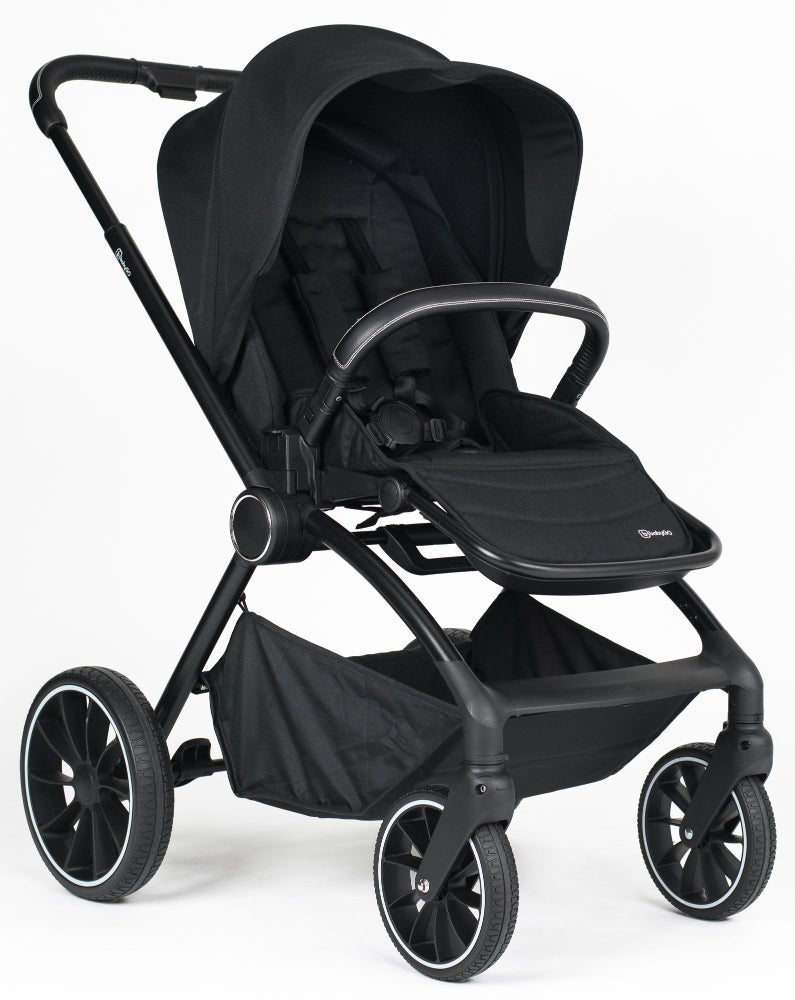 Carrinho De Bebé 3 In 1 com cadeira auto babyGO Harmony Black