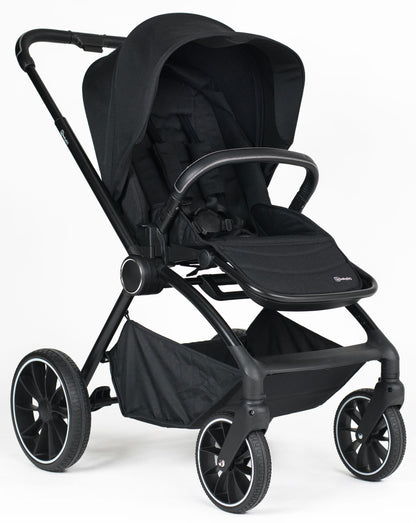Carrinho De Bebé 3 In 1 com cadeira auto babyGO Harmony Black
