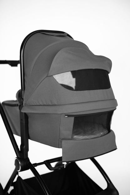 Carrinho De Bebé 3 In 1 com cadeira auto babyGO Harmony Grey