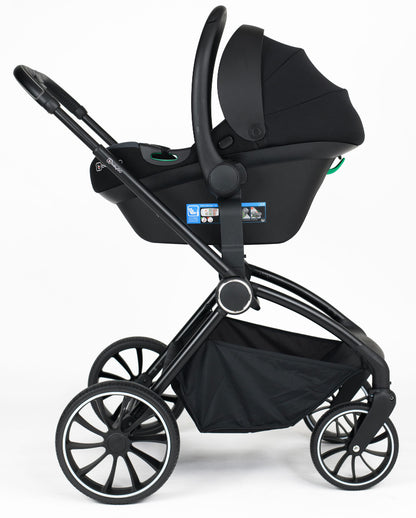 Carrinho De Bebé 3 In 1 com cadeira auto babyGO Harmony Grey