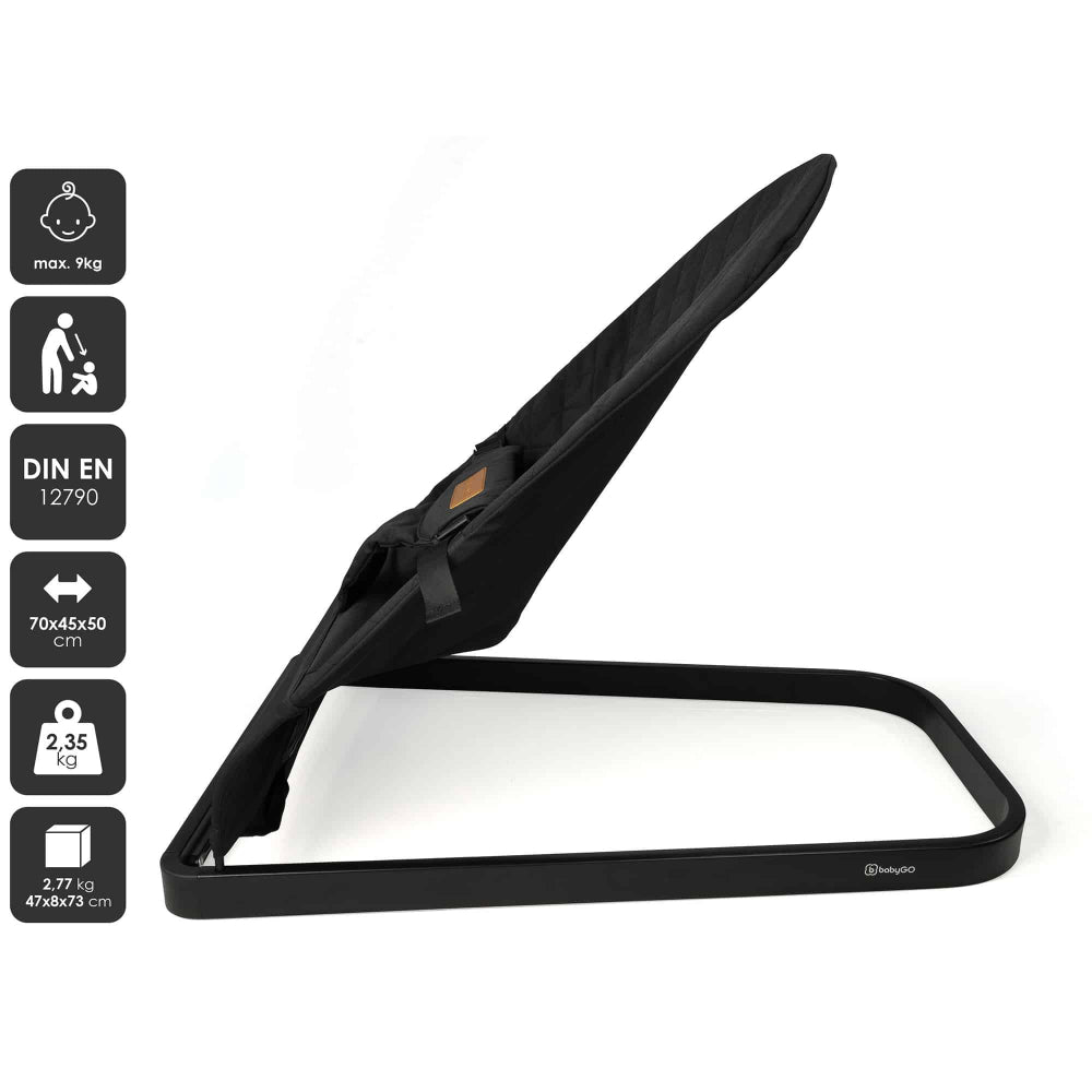 Espreguiçadeira babyGO Bouncer Comfort Black