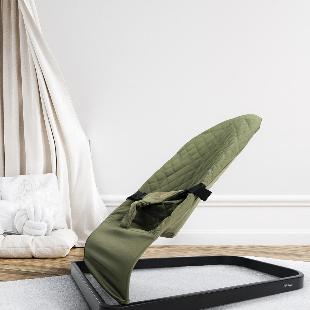 Espreguiçadeira babyGO Bouncer Comfort Khaki