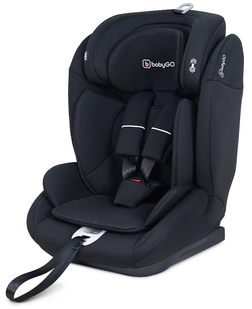 Cadeira Auto I-size 76-150 cm babyGO Lumo Black