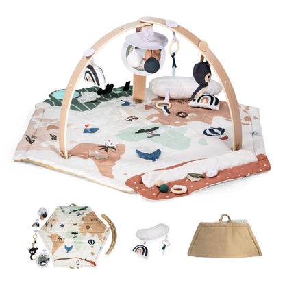 Tapete De Atividades babyGO Bianca Options World
