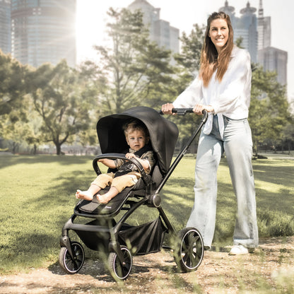 Carrinho De Bebé 3 In 1 com cadeira auto babyGO Harmony Beige