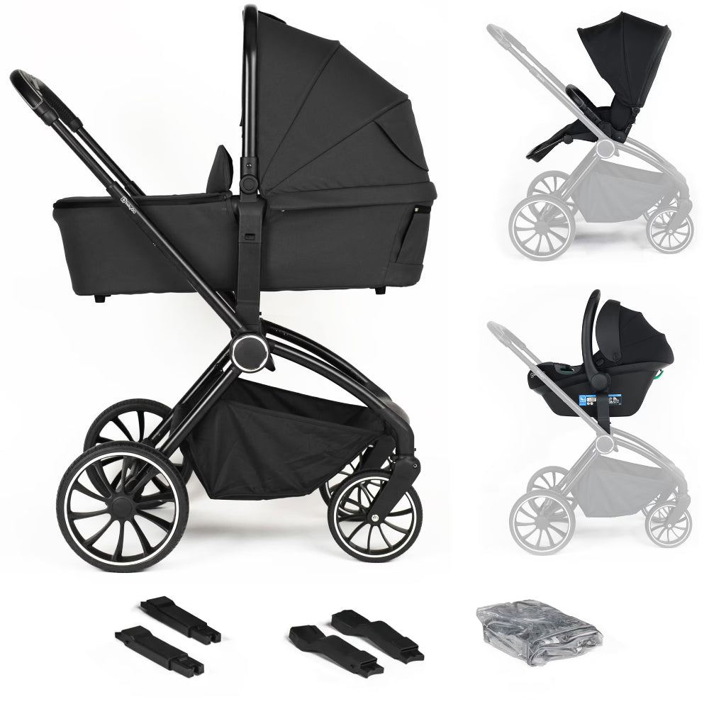 Carrinho De Bebé 3 In 1 com cadeira auto babyGO Harmony Beige