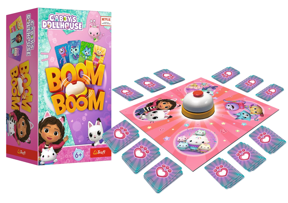 Jogo Familiar Boom Boom Casa da Gabby