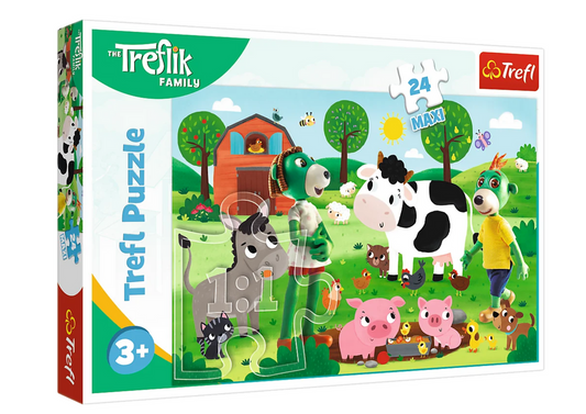 Puzzle Maxi 24 Peças Treflik na Quinta